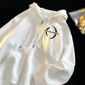 Új, hétköznapi kétszínű cipzáras pulóver