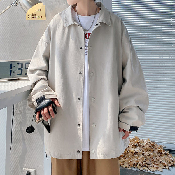 Nööpide ja kraega meeste dressipluus