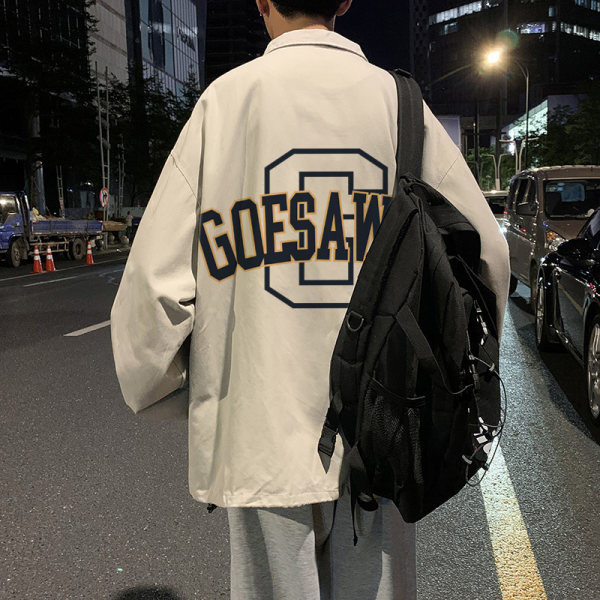 Nööpide ja kraega meeste dressipluus