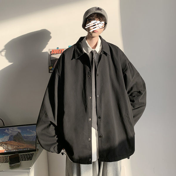 Nööpide ja kraega meeste dressipluus