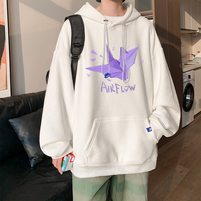 Meeste vabaaja kapuutsiga dressipluus - mitut värvi