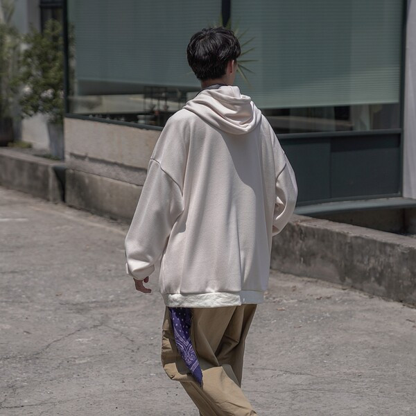 Vyriški megztiniai su gobtuvu su užtrauktuku