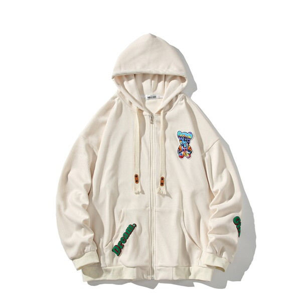 Vyriški megztiniai su gobtuvu su užtrauktuku