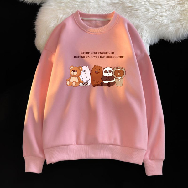 Ανδρικό φθινοπωρινό φούτερ με οβάλ λαιμόκοψη και στάμπα