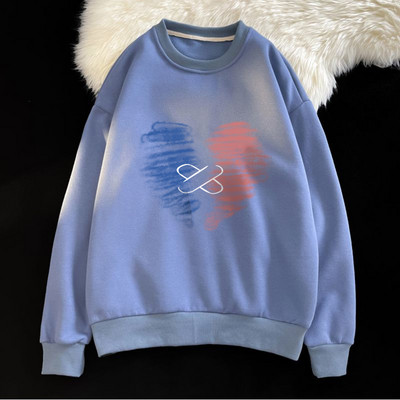 Ανδρικό φούτερ με απλικέ καρδιά