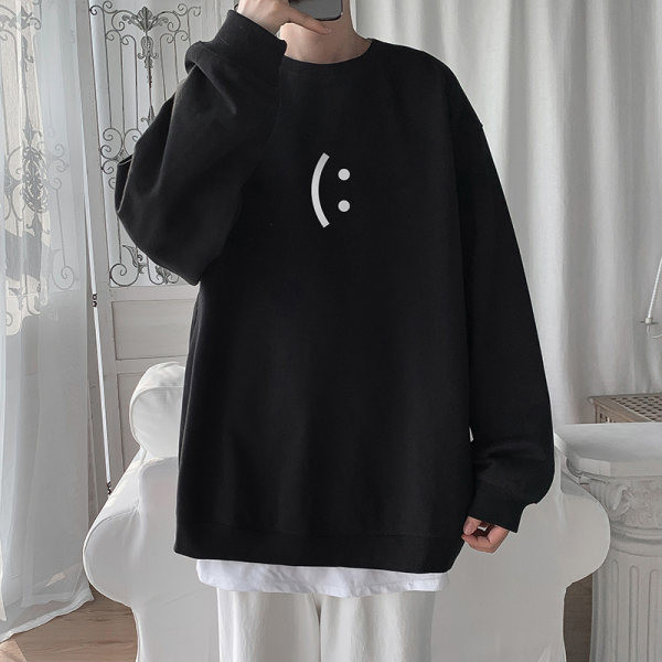 Lai ümara kaelusega meeste pluus – mitut värvi