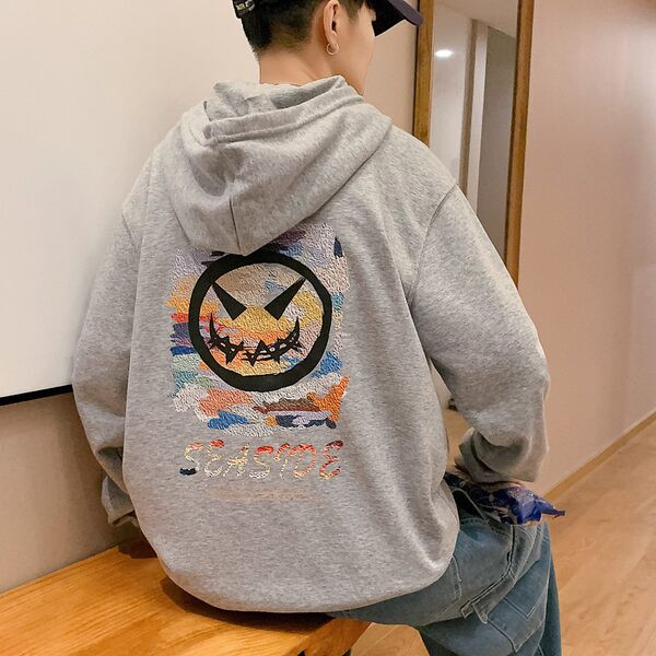 Meeste dressipluusid - kapuutsiga ja trükiga