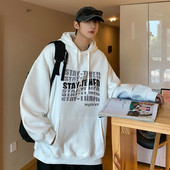 Vyriški megztiniai - su užrašu ir gobtuvu