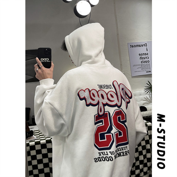 Férfi pulóver színes nyomattal, három színben