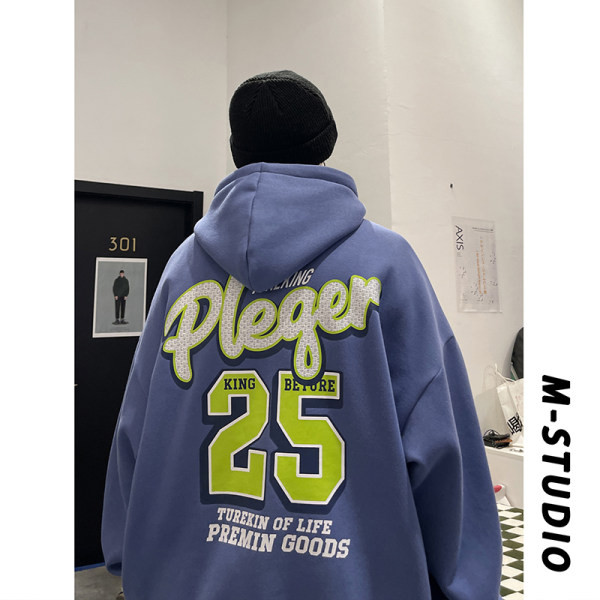 Férfi pulóver színes nyomattal, három színben