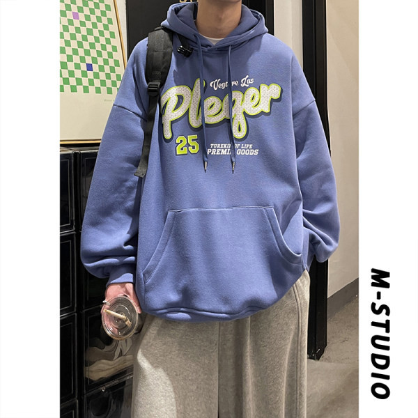 Férfi pulóver színes nyomattal, három színben