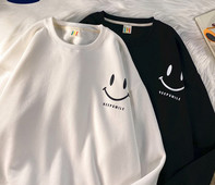 Naujo modelio vyriški megztiniai su ovalia iškirpte – baltos ir juodos spalvos