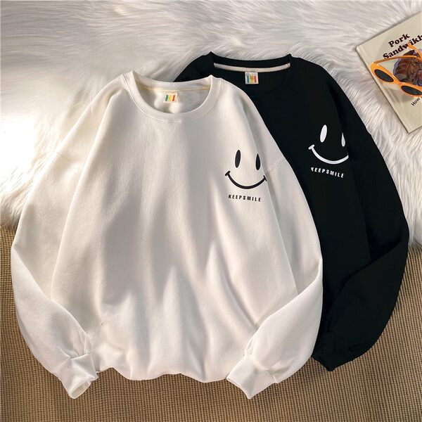 Naujo modelio vyriški megztiniai su ovalia iškirpte – baltos ir juodos spalvos