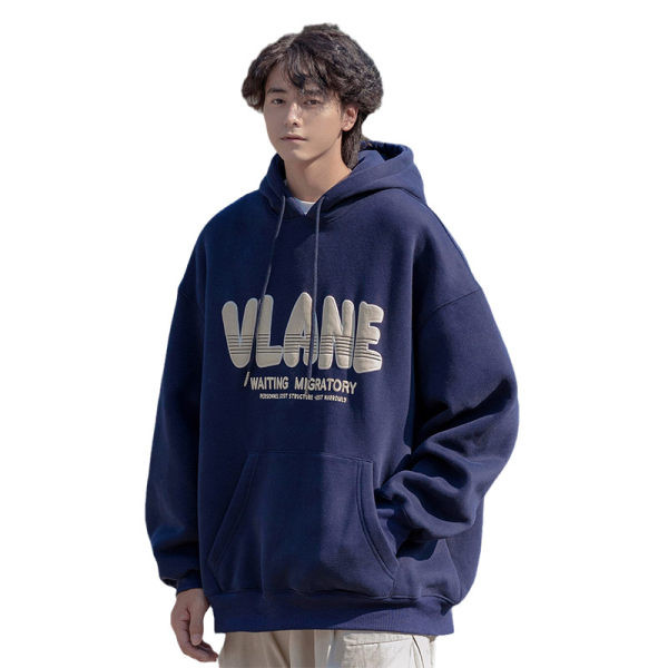 Αθλητικό ανδρικό φούτερ με στάμπα επιγραφή - τρία χρώματα