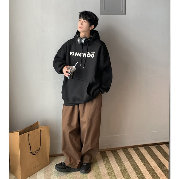 Casual meeste kapuutsiga paeltega dressipluus uus mudel