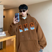 Σπορ ανδρικό φούτερ με επιγραφή - τρία χρώματα