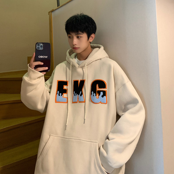 Σπορ ανδρικό φούτερ με επιγραφή - τρία χρώματα