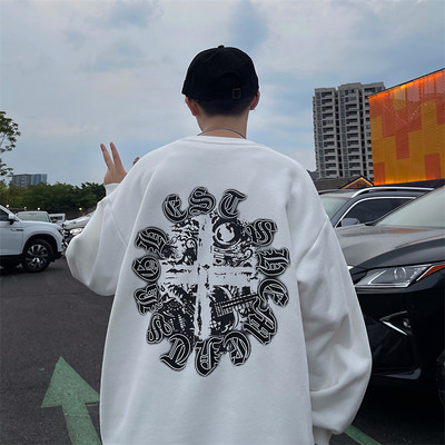 Vyriška laisvalaikio palaidinė apvaliu kaklu