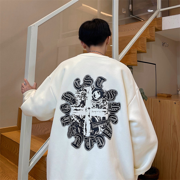 Vyriška laisvalaikio palaidinė apvaliu kaklu