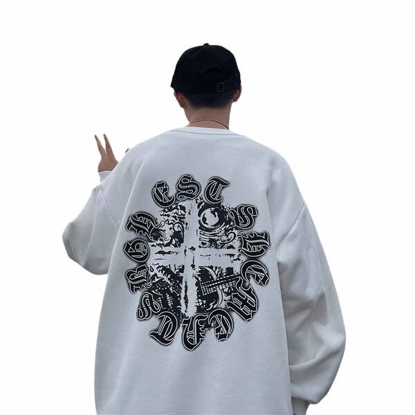 Vyriška laisvalaikio palaidinė apvaliu kaklu