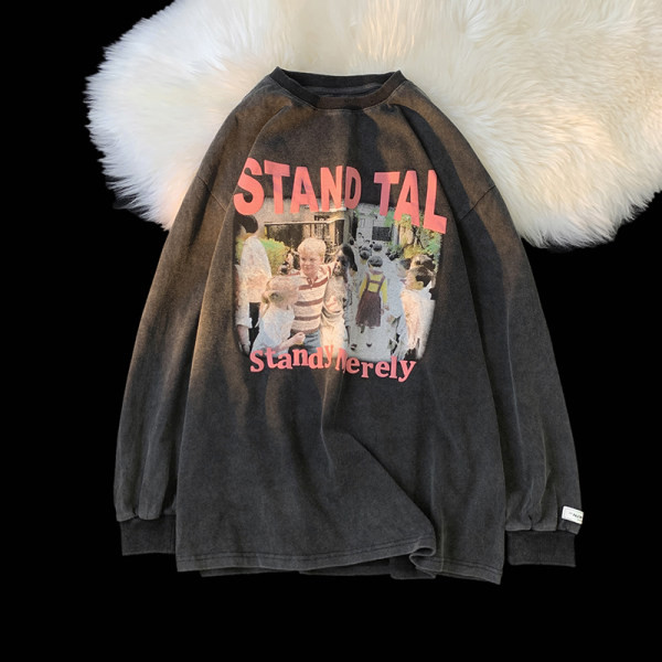 Férfi pulóver színes dekoratív mintával