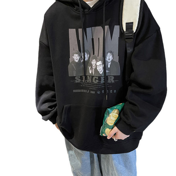 Pavasario-rudens vyriški megztiniai su užrašais ir spauda