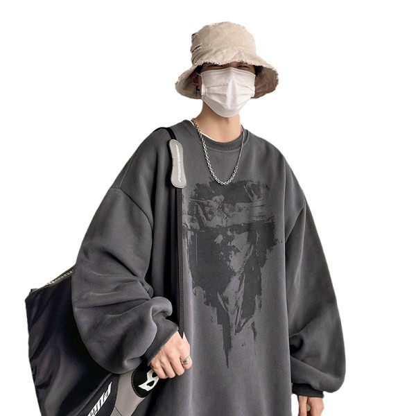 Vyriškas megztinis su trijų spalvų raštu