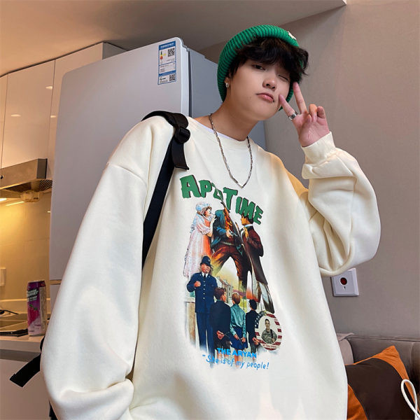 Ανδρικό πουλόβερ με στάμπα