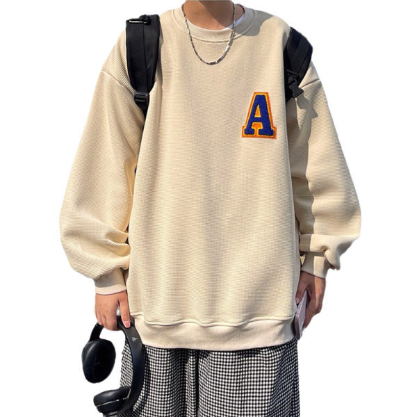 Naiste vabaaja pluus tikandi ja ümara kaelusega