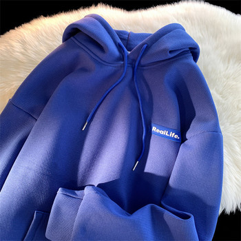 Νέο ανδρικό φούτερ σε διάφορα χρώματα με κουκούλα και τσέπη