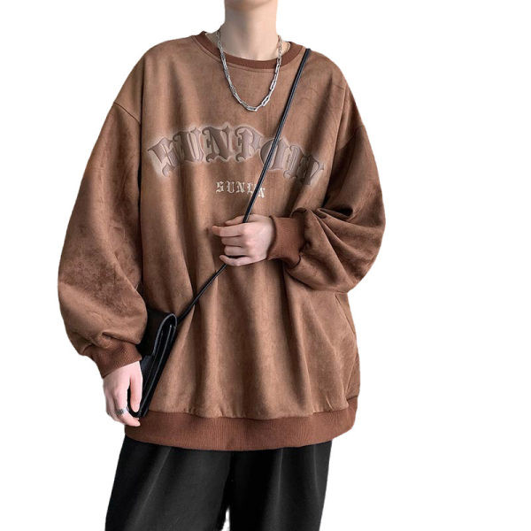 Įprasti vyriški megztiniai su išsiuvinėtu tekstu