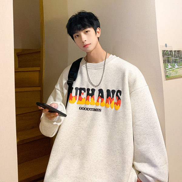 Casual ανδρικό φούτερ με πολύχρωμο 3D print