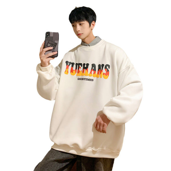 Casual ανδρικό φούτερ με πολύχρωμο 3D print