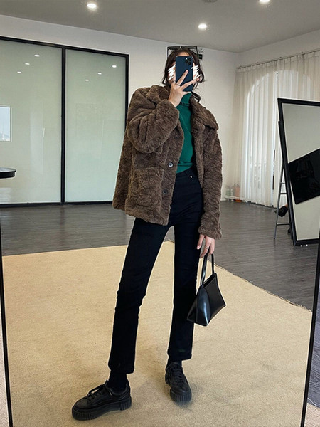 Modern női farmer magas derékkal - fekete színű