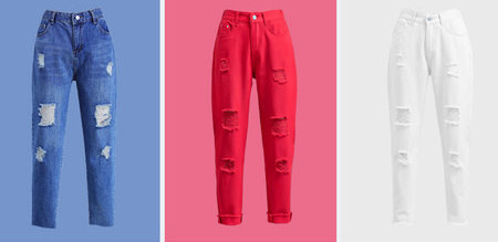 Γυναικείο τζιν Casual Ripped