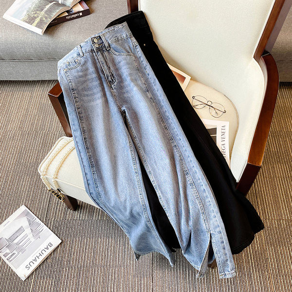 Női farmer - letisztult bő minta