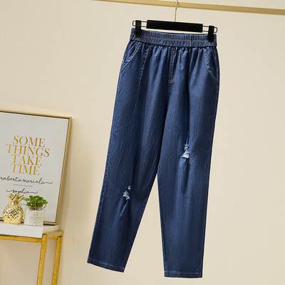 Rebenenud mustriga naiste vabaaja teksad