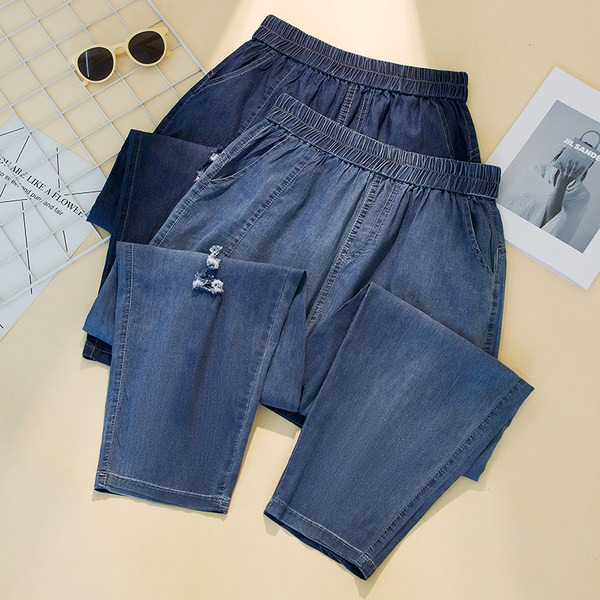 Rebenenud mustriga naiste vabaaja teksad