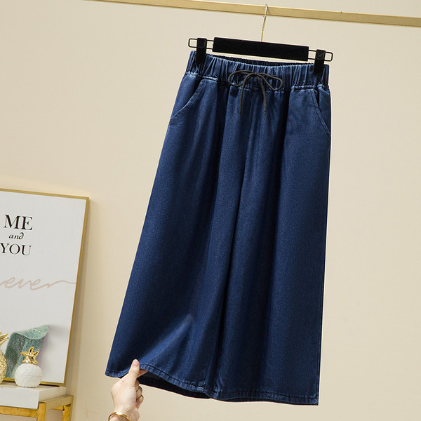 Új alkalmi női farmer fűzővel és zsebbel