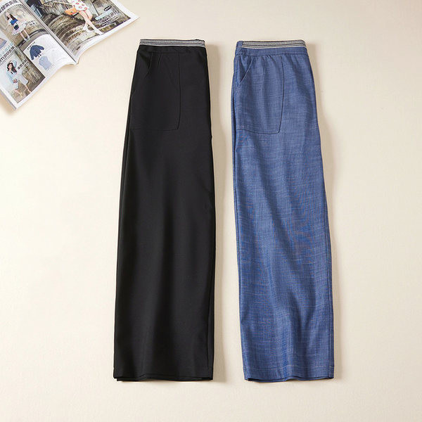 Νέο μοντέλο γυναικείο ψηλόμεσο παντελόνι με φαρδύ πόδι