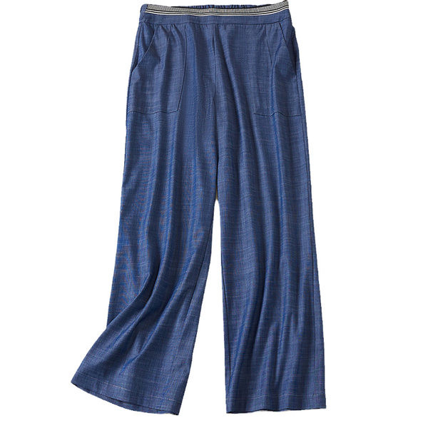 Νέο μοντέλο γυναικείο ψηλόμεσο παντελόνι με φαρδύ πόδι