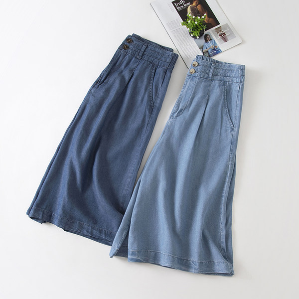 Casual γυναικείο τζιν με τσέπες - κατάλληλο για το καλοκαίρι