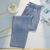 Női magas derekú farmernadrág