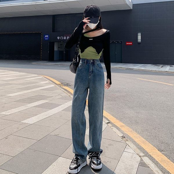 Neitsivärvi taskuga naiste teksad