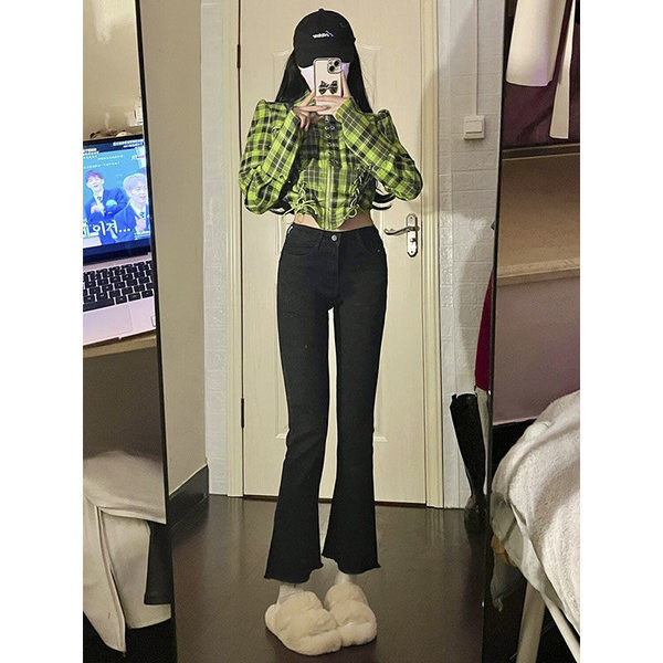 Magas derekú női Charleston farmer új modellje