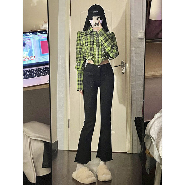 Magas derekú női Charleston farmer új modellje