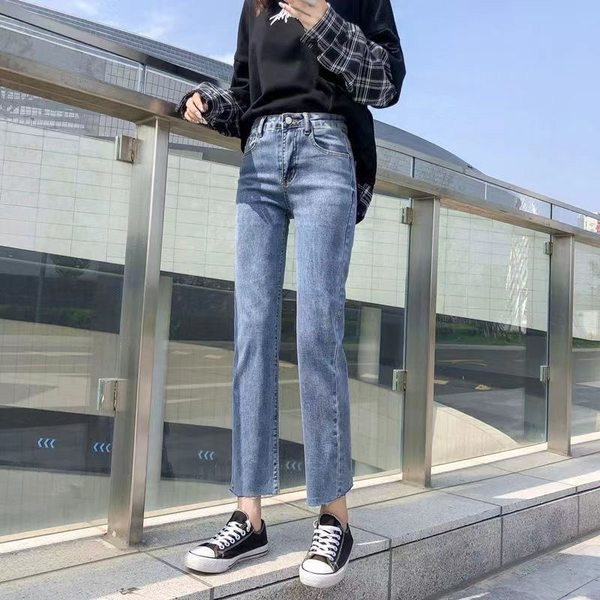 Női magas derekú farmernadrág