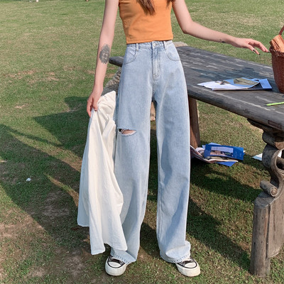 Alkalmi, magas derekú farmer női viselet