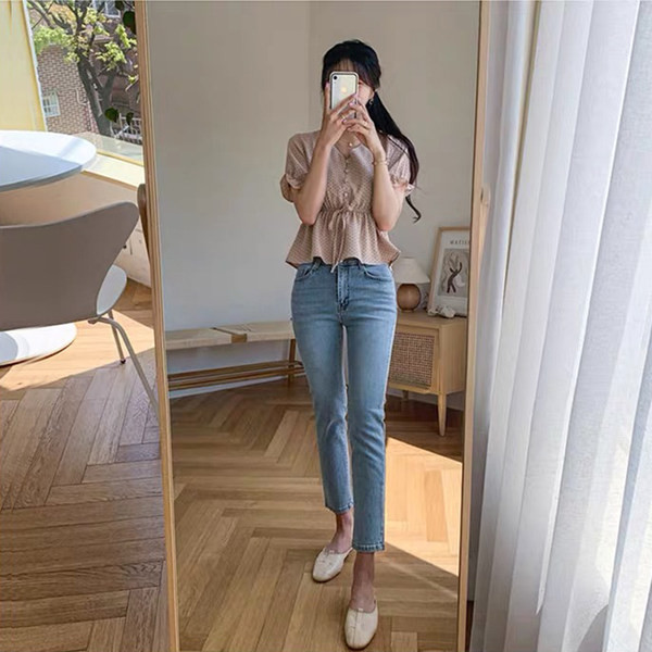 Alkalmi női farmernadrág két színben