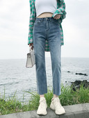 Zsebes női alkalmi farmernadrág, két színben